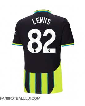 Manchester City Rico Lewis #82 Tricou Fotbal Replică 2024-25 Barbati Deplasare